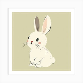 Charming Illustration Rabbit 3 Art Print