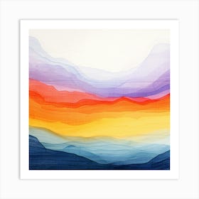 'Sunrise' 6 Art Print