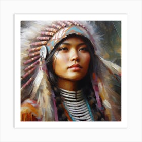 Native American Woman 2 Art Print