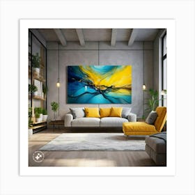 Abstract Painting 12 Art Print