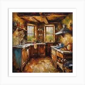 Country Kitchen 2 Art Print