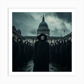 V For Vendetta Art Print