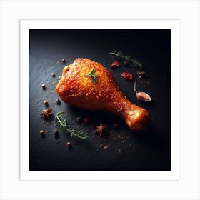 Chicken Food Restaurant72 Art Print