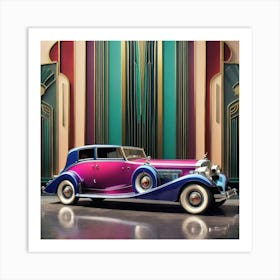 Deco Car 1 Art Print