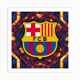 FC Barcelona Logo Wall Art 23 Art Print