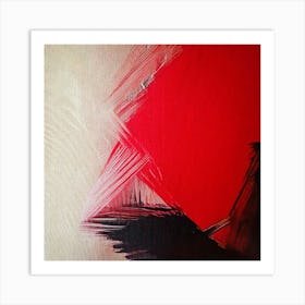 Fiery abstract composition Art Print