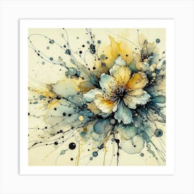 Watercolour Flower Art Print