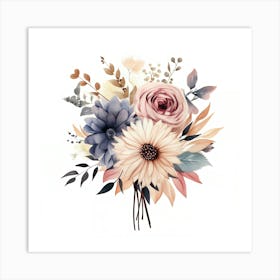 Bouquet Of Flowers 8 Art Print