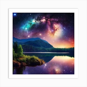 Galaxy In The Sky 7 Art Print