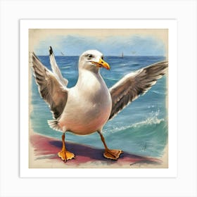 Seagull 9 Art Print