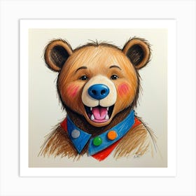 Teddy Bear 12 Art Print