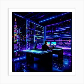 High tech Art Print