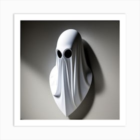Ghost Mask Art Print