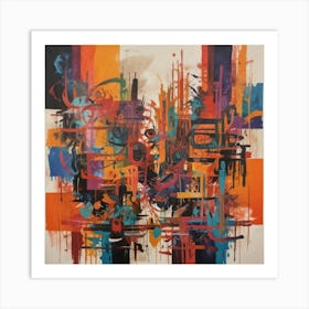 Abstract Painting 428 Art Print