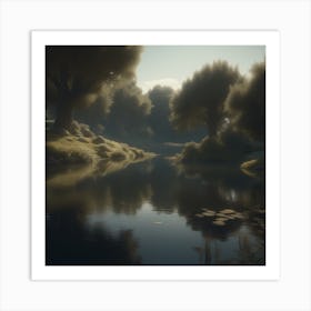 Lily Pond 16 Art Print