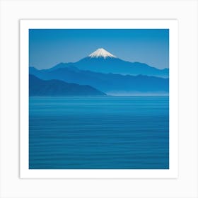 Mt Fuji From The Sea Art Print