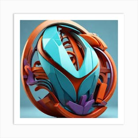 Abstract Sphere Art Print