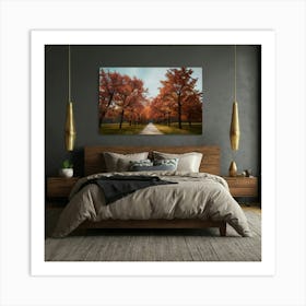 Autumn Trees Art Print