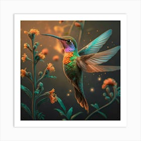 Hummingbird 1 Art Print