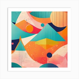 Abstract Shapes Art Print