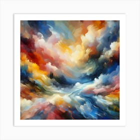 Abstract Painting 113 Art Print