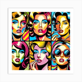 Rhythms of Color: A Pop Art Symphony Art Print