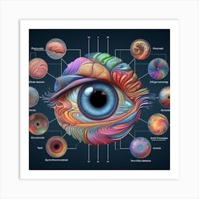 Human Eye Anatomy Art Print