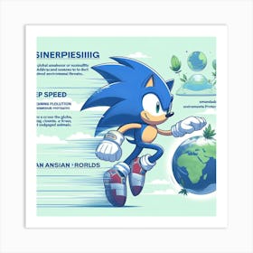 Sonic The Hedgehog 23 Art Print