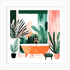 Jungle In My Bathtub 03 Art Print