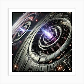 Void Serpent Dark Matter Projectors Art Print