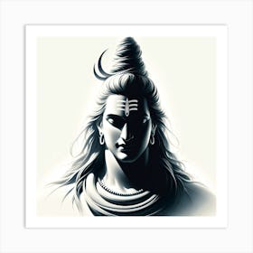 Lord Shiva 8 1 Art Print