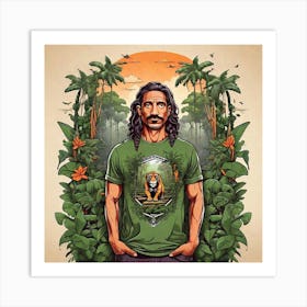 Tiger In The Jungle Art Print