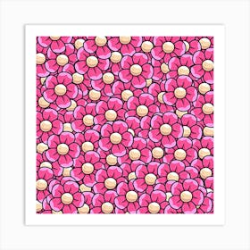 Pink Flowers Art Print