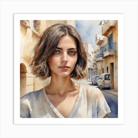 Israeli Woman 2 Art Print