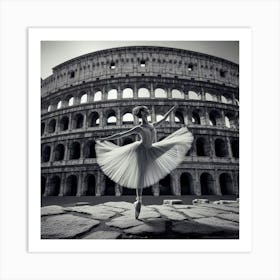 Ballet In Rome Art Print