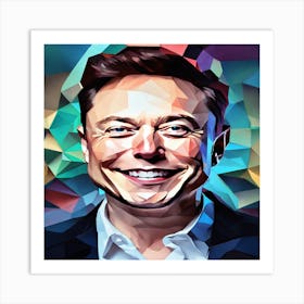 Elon Musk 1 Art Print