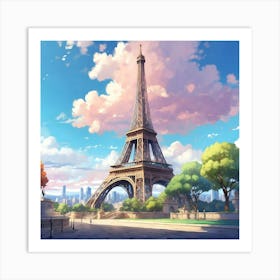 Eiffel Tower Art Print