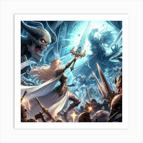 King Of The Dwarves Art Print