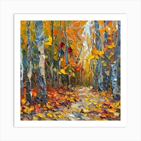 Autumn Forest 24 Art Print