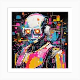 Robot 13 Art Print