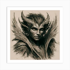 Elven Demon Art Print