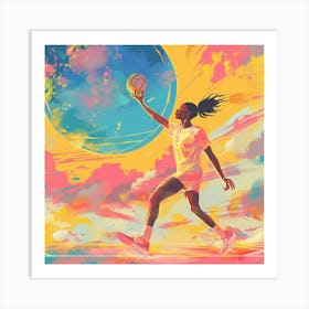 Basketball Player 4 Art Print