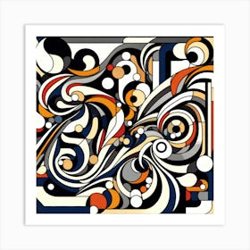 Abstract Harmony Illusion Art Print