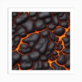 Lava Texture 1 Art Print