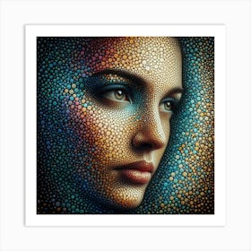 A portrait of woman 6 Art Print