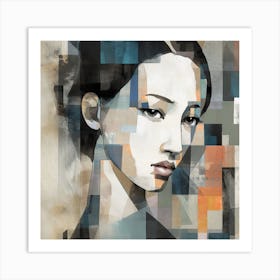 Abstract Of A Woman 14 Art Print