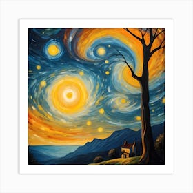 Starry Night Art Print