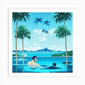 Scuba Diving 2 Art Print