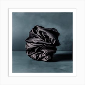 Black Cloth Art Print