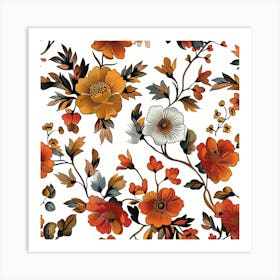 Floral Pattern Art Print